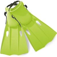Intex PVC Diving Swim Adjustable Fins, Green