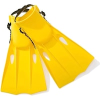 Intex PVC Diving Swim Adjustable Fins, Yellow