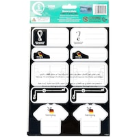 Fifa 2022 Germany Country Name Label Sticker - Pack of 20