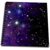 Picture of 3DRose Twinkling Stars Drawing Book, 8 x 8inch