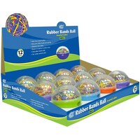 Picture of FIS Rubber Bands Ball Set, 8.9 x 1.7mm, Pack of 12