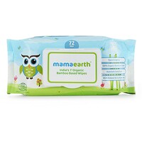 Mamaearth Organic Bamboo Based Baby Wipes, 72 Pcs