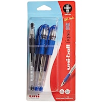 Picture of Mitsubishi Uni-Ball Signo Dx Gel Pen, 0.7mm, Set of 6