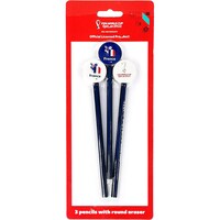 Picture of Fifa 2022 France Country Pencils with Round Eraser - Pack of 3