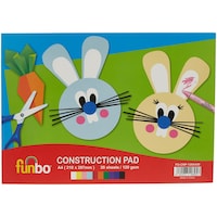 Picture of Funbo Construction Pad, A4, 120gsm - Pack of 20
