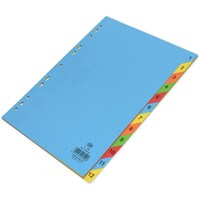 Picture of FIS Card Divider, FSDV339, A4, Blue