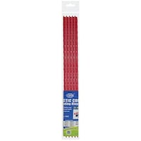 FIS Plastic Binding Rings, FSBD19RE10, 19mm, Red - Pack of 160