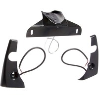 Hotbodies ABS License Plate TAG Bracket and Turn Signal Pods Kit, 81501-1000