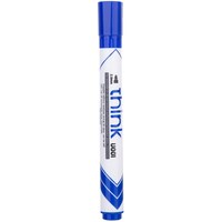 Picture of Deli Think Bullet Tip Dry Erase Marker Pen, 2.0mm, Blue