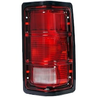 Dorman Passenger Side Tail Light, 1610419, Black & Red