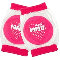 Picture of Farlin Knee Pads, Pink & White