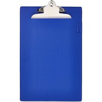 Maxi Polypropylene Single Clip Paper Board, Blue