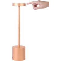 HOCC Battery Operated Touch Sensor Table Lamp, Rose Gold