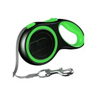 Retractable Dog Leash with Anti-Slip Handle, 8M, Green