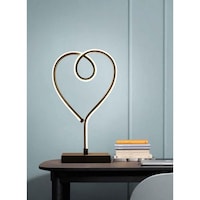 HOCC Heart Shape Dimmable Spiral Desk Lamp