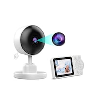 Picture of HOCC Wireless Audio and Video Baby Monitor Security Camera, 2.8inch, White