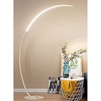 Picture of HOCC Nordic Style LED ARC Floor Lamp, White
