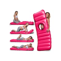 HOCC Inflatable Maternity Pillow Raft for Home Yoga, Pink
