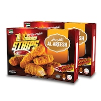 Al Areesh TP IH AA Chicken Zing Strips, 2x420g - Carton of 12