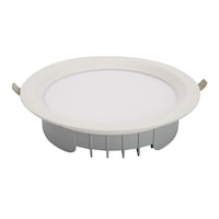 Rayteck Round Shape 3 Cct Froasted Face Downlight, 30W, 16.5cm, White