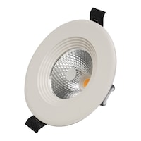 Rayteck Round Shape LED Downlight, 7W, 9.5cm, White