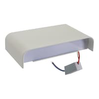Picture of Rayteck Aluminium Rectangle Shape 2 Sided LED Wall Light, 6W, 16X9X3.5cm, White