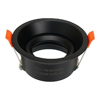 Picture of Rayteck Aluminium Round Shape Anti-Glare Single Frame Light, 8.5cm, Black