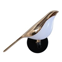 Picture of Spolux Iron & Acrylic Dove Design Gold Plated LED Wall Lamp, 3W, Gold