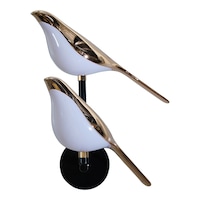 Picture of Spolux Iron & Acrylic Double Dove Design Gold Plated LED Wall Lamp, 6W, Gold