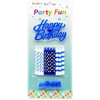 Picture of Party Fun Jumbo Candles For Birthday, Blue