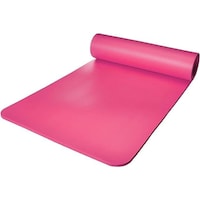 Picture of High Density Non-Slip Exercise Yoga Mat With Carrying Strap, 4mm, Pink