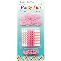 Picture of Party Fun Jumbo Candles For Birthday, Pink