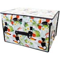 Picture of Foldable Storage Box for Clothes & Book Storage, 40X30X25cm, Multicolour
