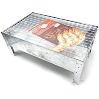 Picture of Tornado Outdoor Barbecue Griller, 39x23x16cm, Silver