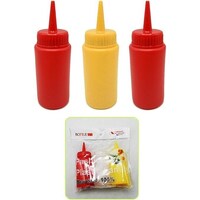 Picture of Plastic Sauce Squeeze Bottle, Set of 3