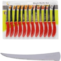 Picture of Kitchen Fruit Knife, Red, Pack of 12
