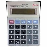 12 Digit Electronic Calculator With Large LCD Display, Multicolour