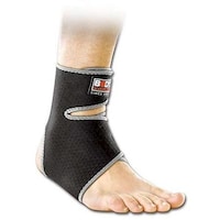 Body Sculpture Synthetic Ankle Support, Black