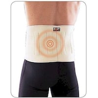 Picture of Body Sculpture Magnetic Waist Support, SOLX-BNS-240-B, White & Beige