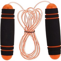 Body Sculpture PE Skip Rope, Black & Orange