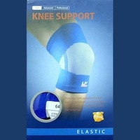 Picture of LP High Stretch Compression Knee Support, 8-10inch, Blue