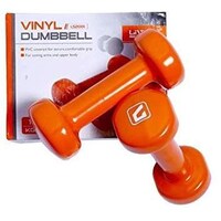 Picture of Liveup Vinyl Dumbbell, LS2001, Orange, 1kg