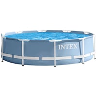 Picture of Intex Prism Frame Collapsible Swimming Pool, 28700NP, 305x76cm, 4,485L, Blue