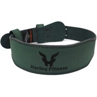Picture of Harley Fitness Leather Weightlifting Slim Fit Gym Belt, M, Olive Green