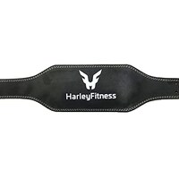 Picture of Harley Fitness Genuine Leather Weight Lifting Belt, L, Black