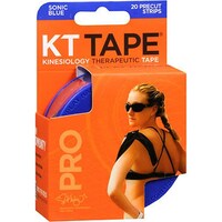 Picture of Kt Tape Pro Kinesiology Therapeutic Sports Tape, 20 Precut, Sonic Blue