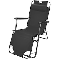 Egardenkart Folding Lightweight Camping Chair, Black