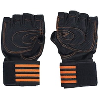 Picture of Harley Fitness Gym Gloves with Stretchable Wrist Strap