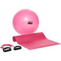 Body Sculpture Yoga Set, SOLX-BB-636DPK-B, Pink