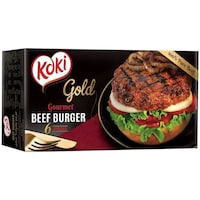 Picture of Koki Gold 6-Piece Gourment Beef Burger - Carton of 9